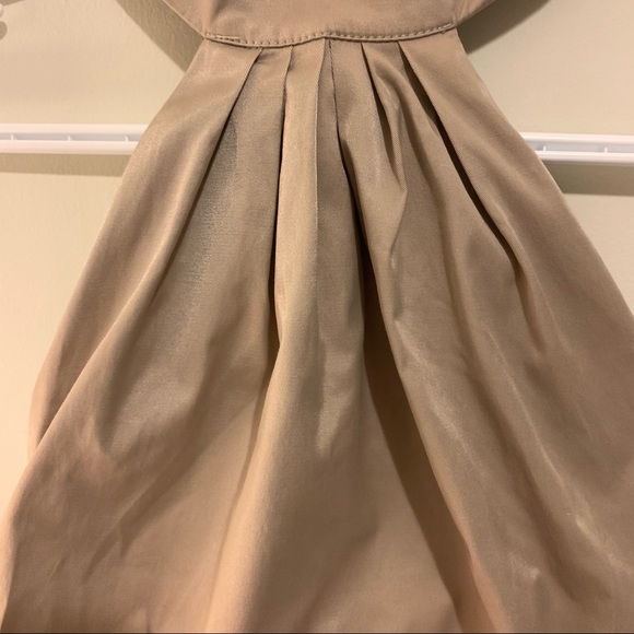 Halter Neck,Open Back Beige Mini Dress - Picture 2 of 14